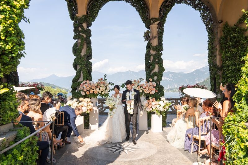 A stunning wedding at Villa Del Balbianello wedding in lake Como