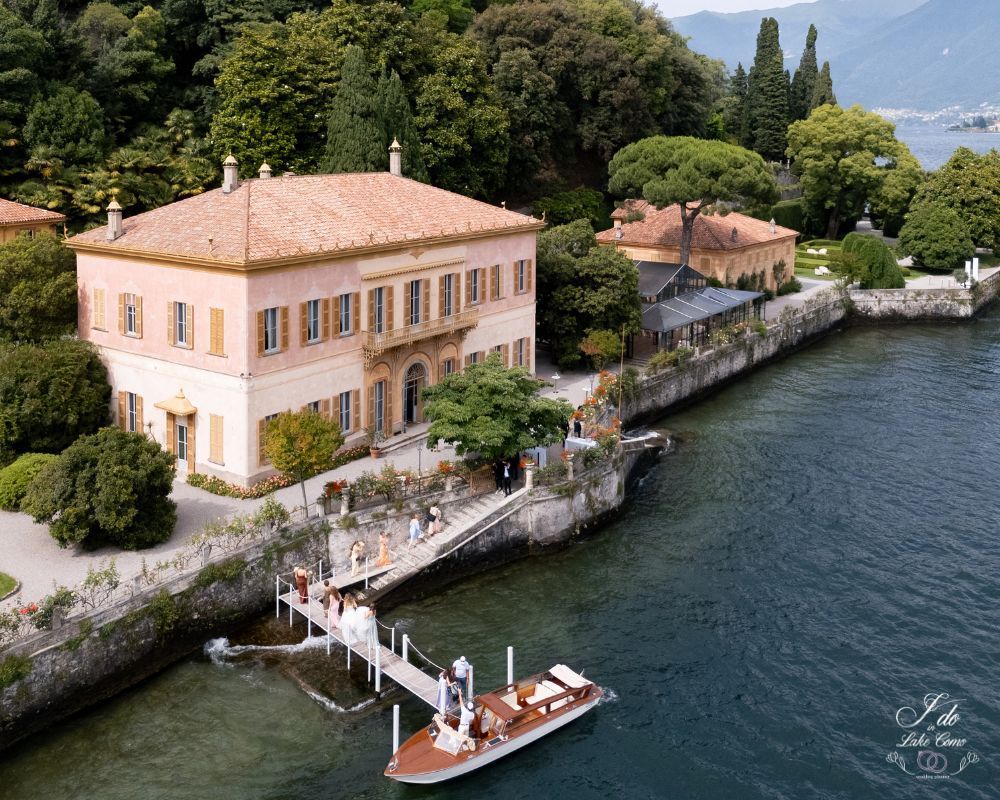 Villa Pizzo wedding venue on lake Como