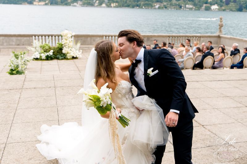 A romantic wedding at Villa Pizzo, Lake Como