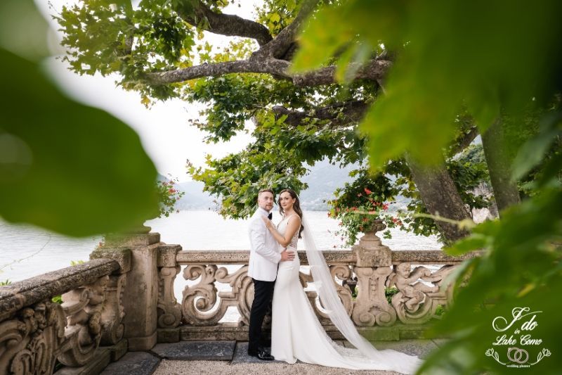 A romantic wedding at Villa Balbianello wedding in lake Como